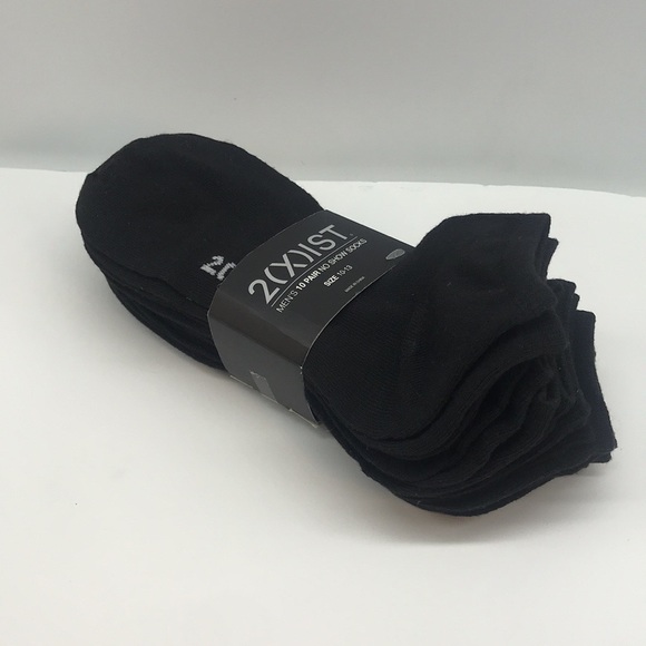 2(X)IST MENŚ 10 PAIR NO SHOW SOCKS SIZE 10-13 - Picture 8 of 14